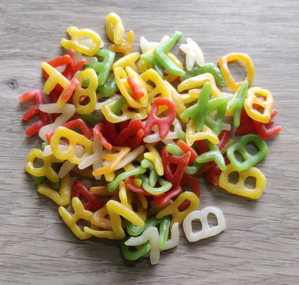 Alphabet Fryum Chips, Packaging Size: Loose, Store In A Dry Place