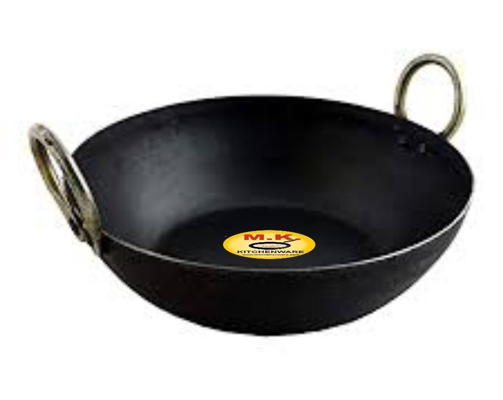 Induction Base Iron Kadai/ Flat Bottom Kadai HR Material