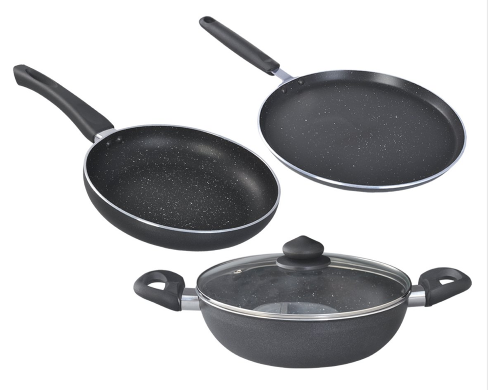 4 Aluminium Prestige Omega Deluxe Granite Build Your Kitchen Set