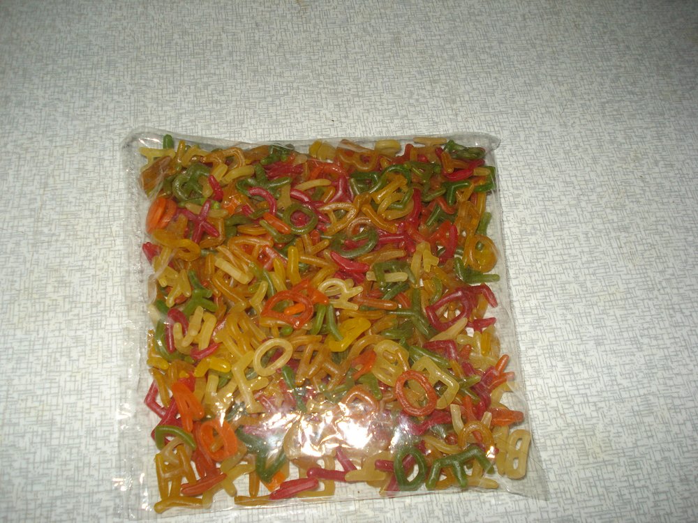 Suga Mart ABCD Letters Type Fryums, Packaging Size: 100 Gm
