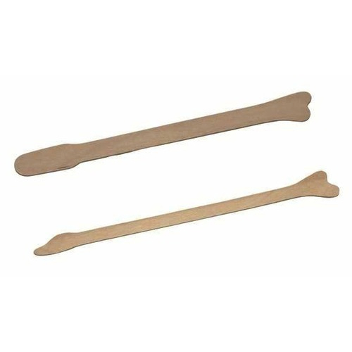 Cream Natural Wooden Ayre Spatula for Hospital, Clinics