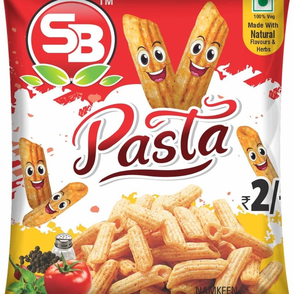 S.B.Pasta Fryums, Packaging Size: 8gm.X30pcs.X10pkts
