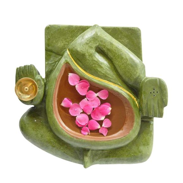 Green, Black Ganesh Uruli