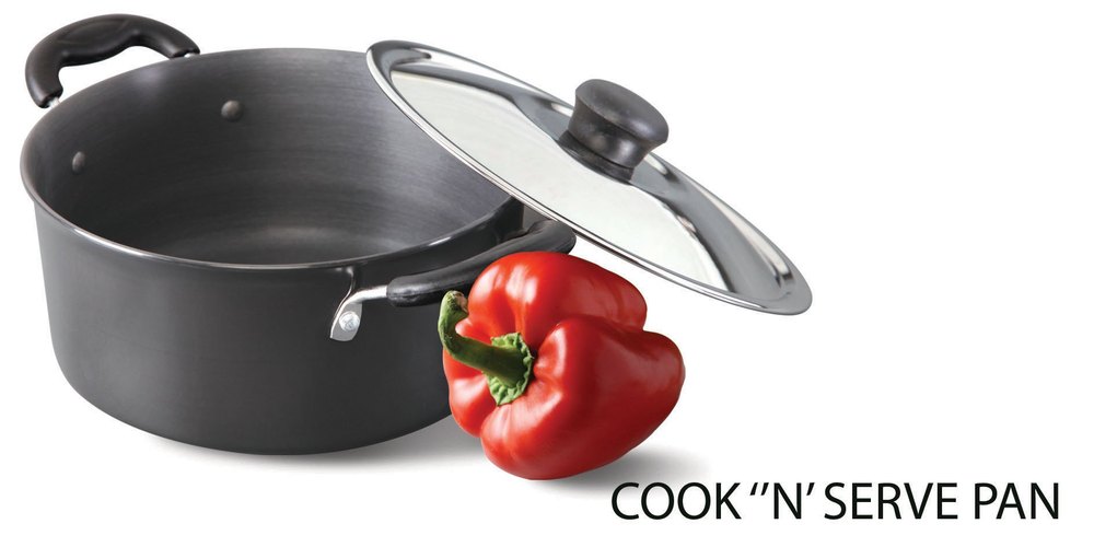 Aluminium 4 LTR Sierra Cook N Serve Pan Induction Base