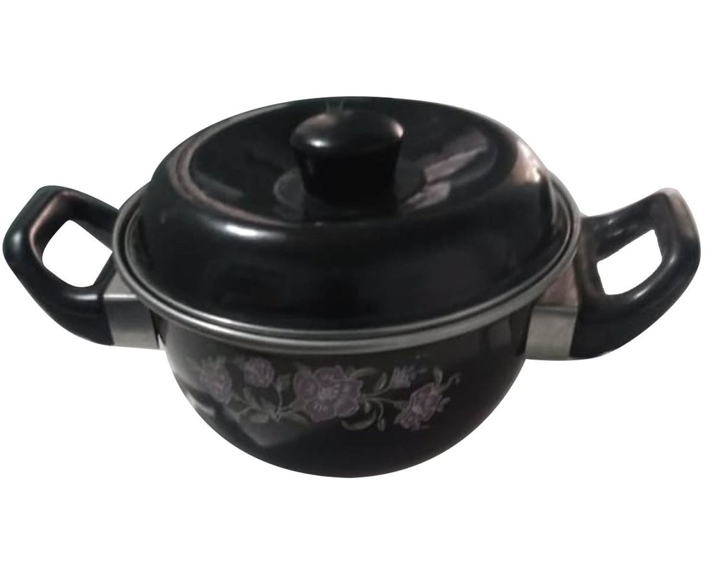 Aluminum Enamel Printed Cookware Pot, Capacity: 1.5 Litre