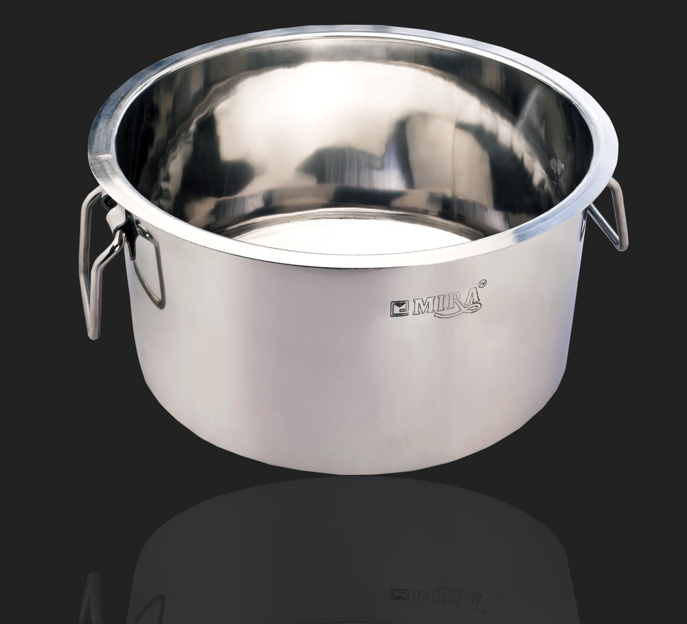 Steel Round Bottom Tope, For Hotel/Restaurant, Capacity: 1 L