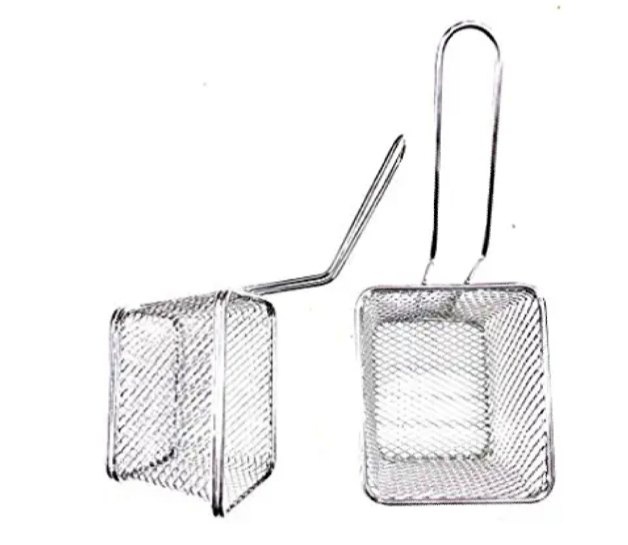 Metinox International Metal French Fries Serving Basket, For Restaurant, Size: 18 X 5 cm