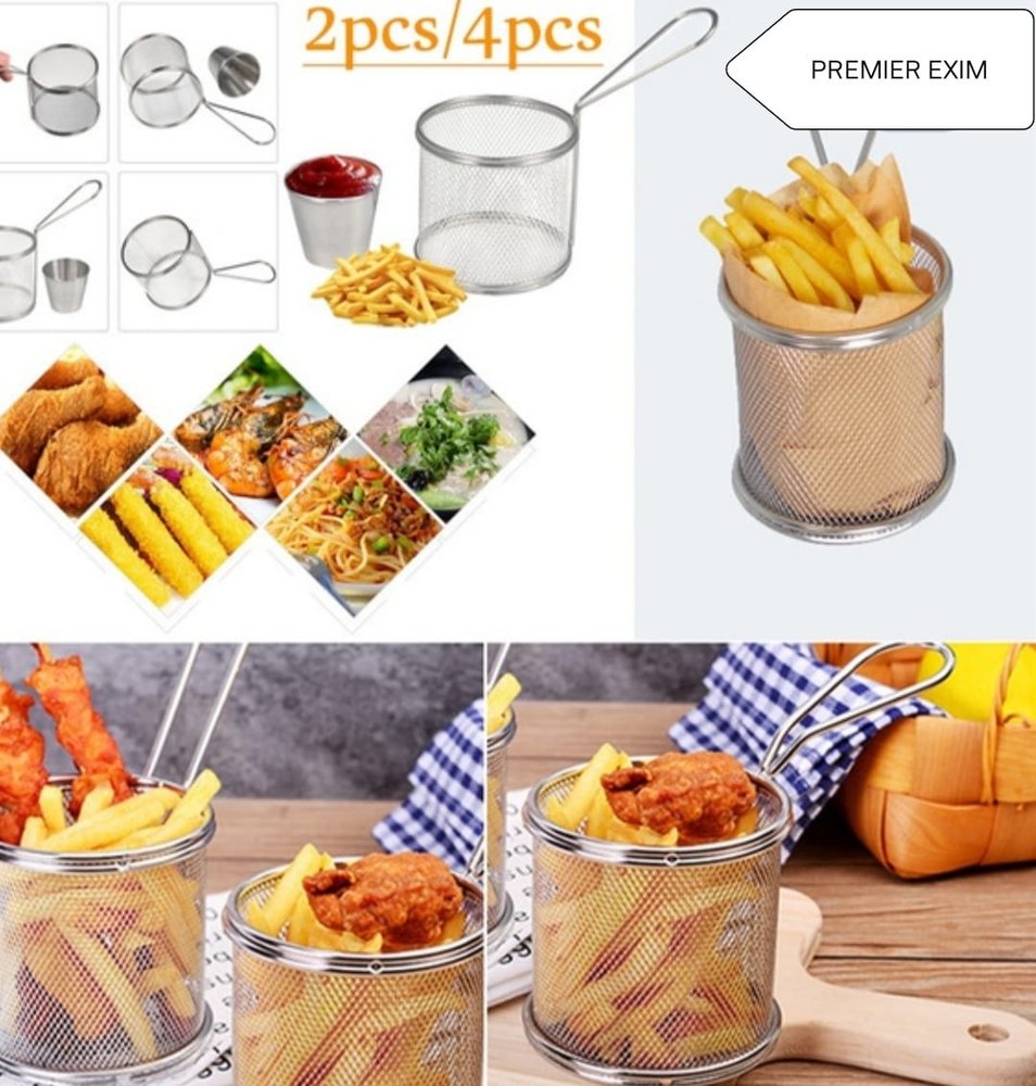 PE Mesh Fry Basket, For DOMESTIC & COMMERCIAL USE, Model Name/Number: Fbi