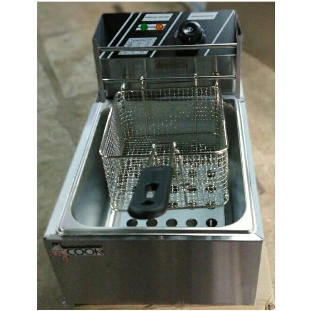Pankti SS Electric Deep Fat Fryer, For Restaurant, Capacity: 5 Litre
