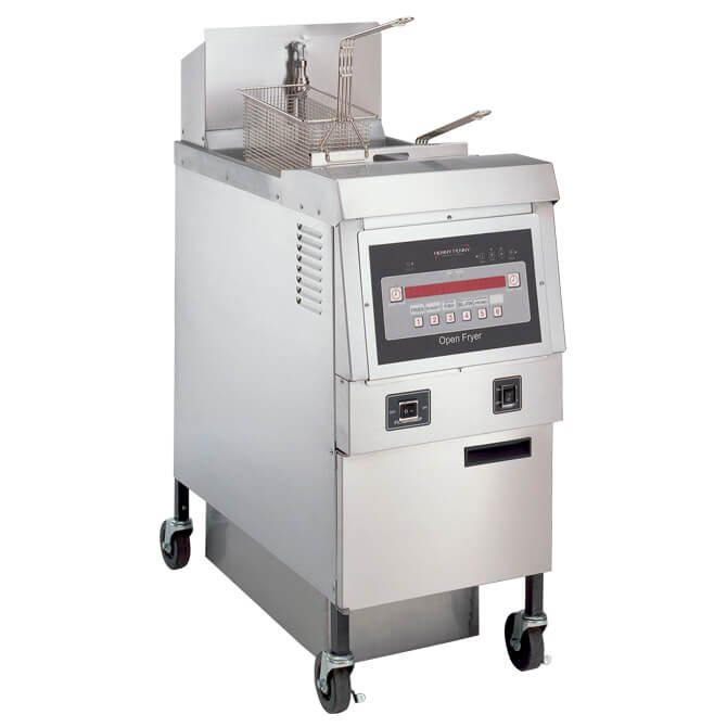 Gas Fryer With Oil Filter For Restaurant, Size: 440 X 900 X 1130