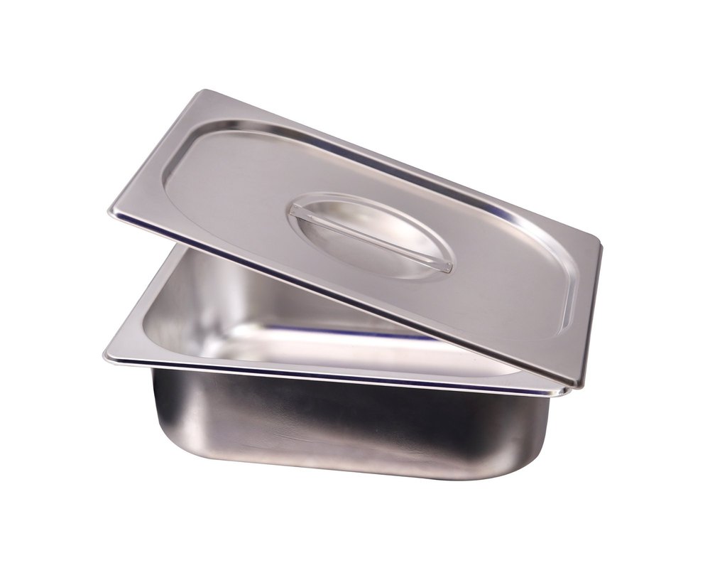 Malabar Silver Gastronorm Food Pan 1/2, Rectangle, Capacity: 5 Litre