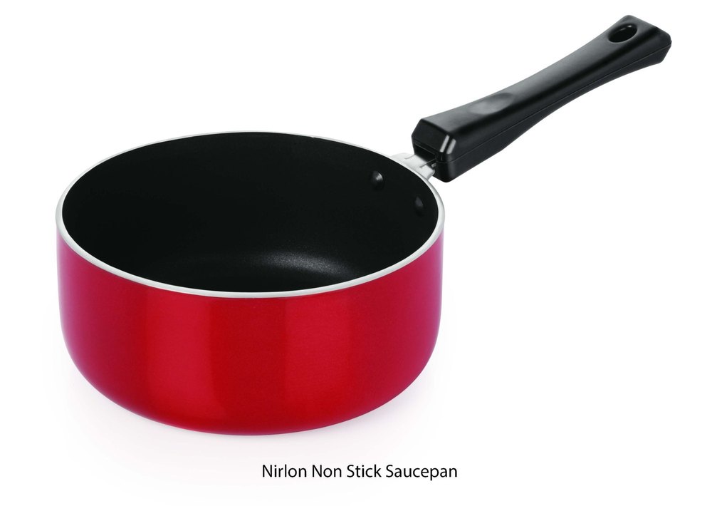 High Grade Aluminum 5 Layer Nonstick Spray Coated Nirlon Non Stick Saucepan, For Home, Model Name/Number: NR_520