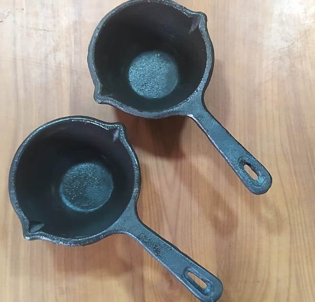 Black SAT Cast Iron Sauce Bowl, For Home