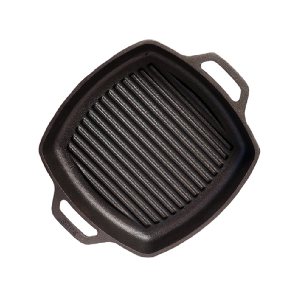 Black Cast Iron Grill Pan