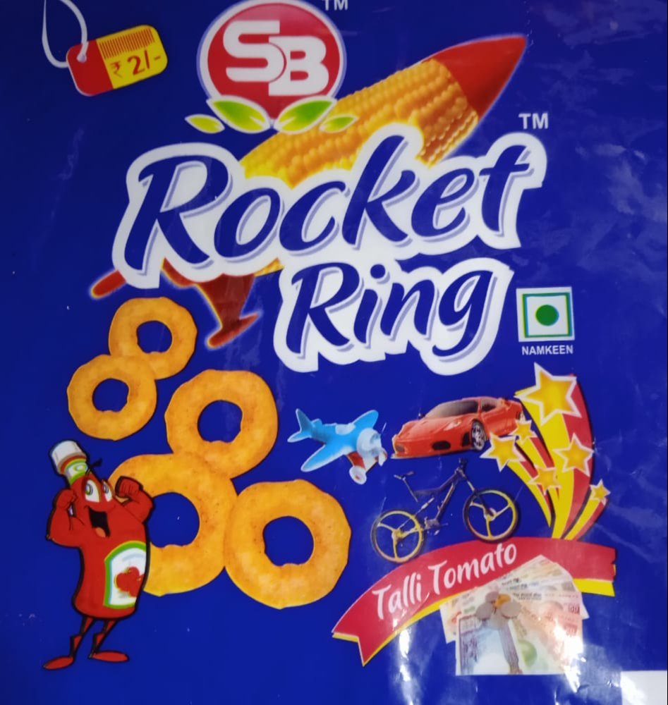 maize flour Rocket Ring Snacks
