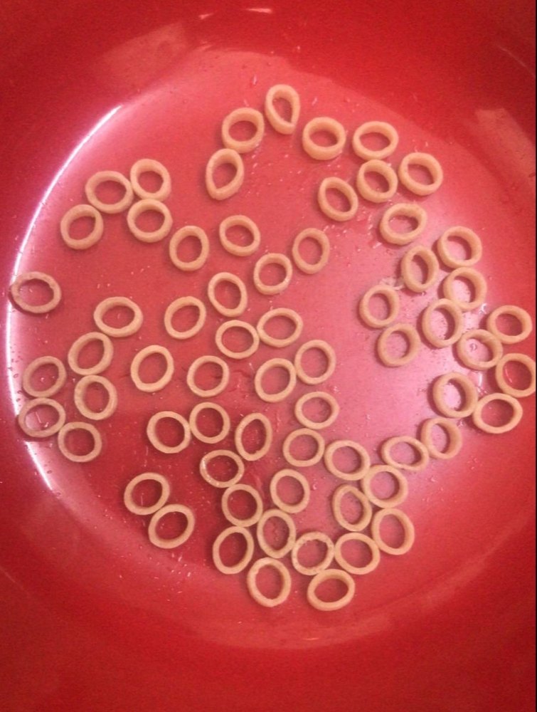 Round Small Baby Ring Fryums, Crispy