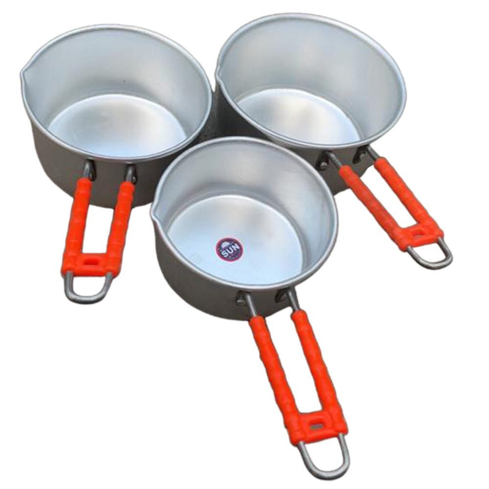 Aluminium Saucepan Set, Round, Capacity: 1 Ltr