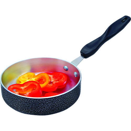 Black Aluminium Antique Hard Coated Frying Pan, Capacity: 0.5 L