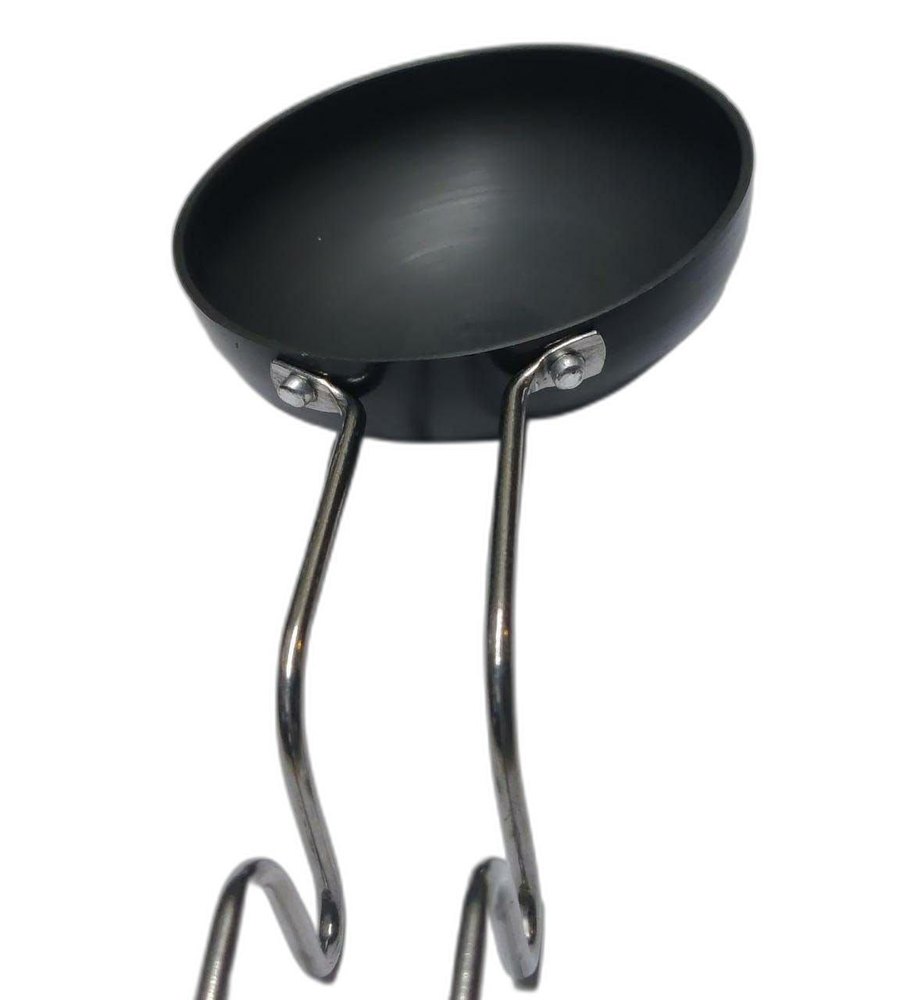 Kartik Black Hard Anodize Tadka Pan, For Kitchen, Round