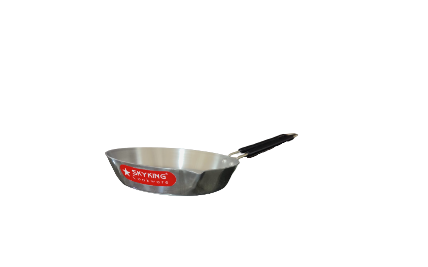 SKYKING Silver Aluminium Plain Frypan, For Kitchen