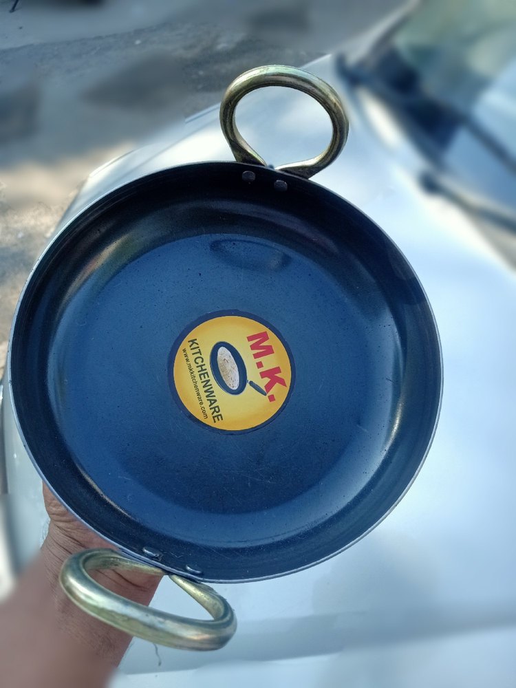Induction Base Iron Kadai/ Flat Bottom Kadhai/Jalebi Tawi HR
