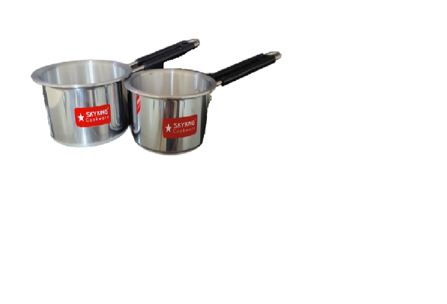 SKYKING Silver Aluminium Mini Saucepan, For Kitchen