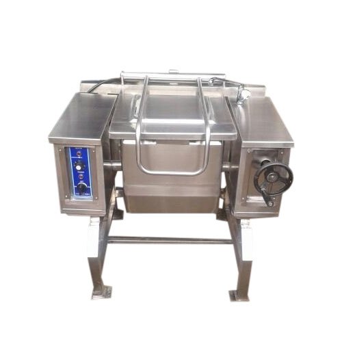 Mahavir Engineering Stainless Steel Electric Tilting Frying Pan