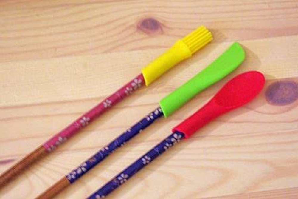3Pcs Mottai Nice Silicone Spoon