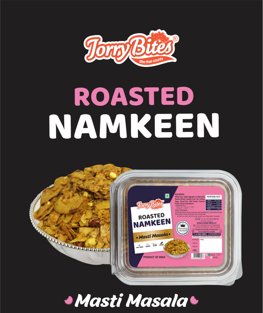 Jorrybites Wheat Flour Roasted Namkeen Masti Masala, Packaging Size: 200 Grams, Packaging Type: Container
