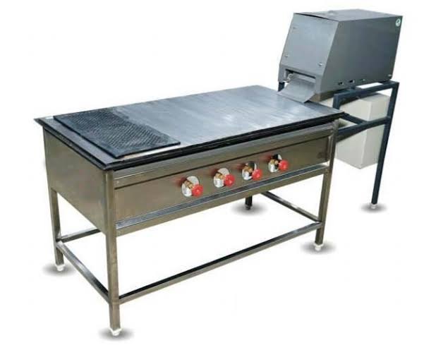 Nexgen Stainless Steel Chapati Pressing With Chapati Puffer