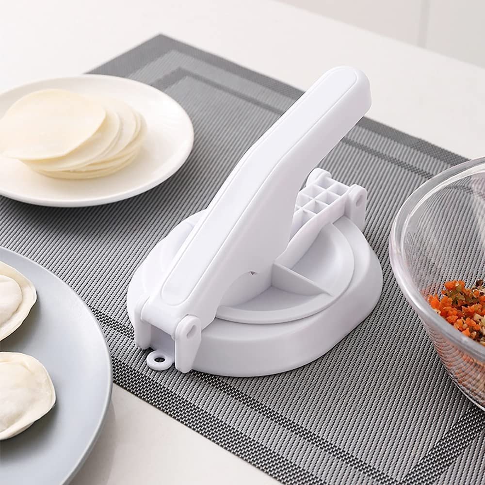 White Plastic Puri Press Machine