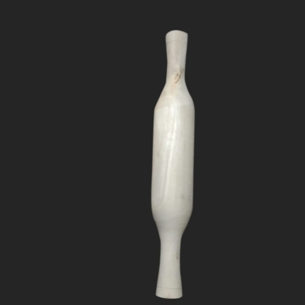 White Wooden Rolling Pin, Size: 12 Inch