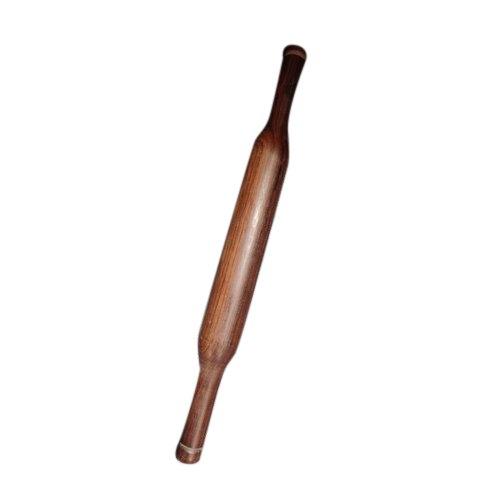 Dark Brown 11 Inch Sheesham Wooden Rolling Pin, For Kitchen