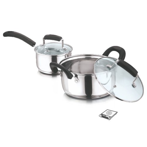 Kitchen Essentials Stainless Steel 2 PCS. Premium Cook And Serve Set, For Home