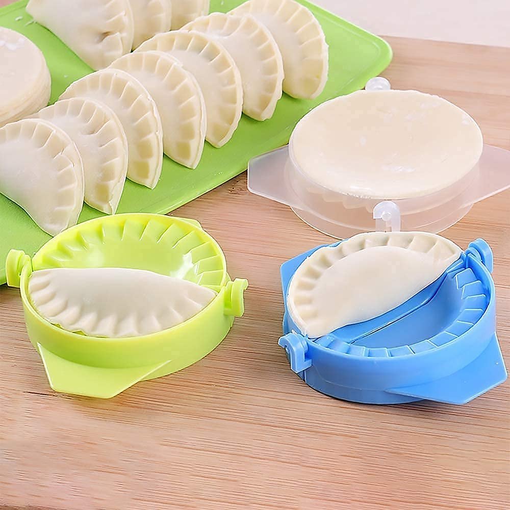 HEMICO Plastic Momos Maker Garijalu Maker Tool Gujiya Maker MULTICOLOR, For Kitchen, Size: Medium