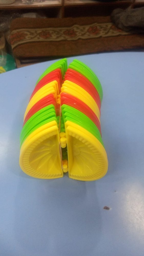 Yellow Green & Red Plastic Gunjiya Maker, For Kitchen