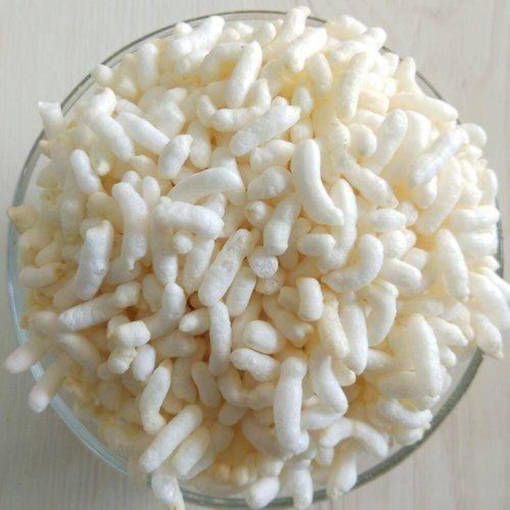 White Organic Puffed Rice