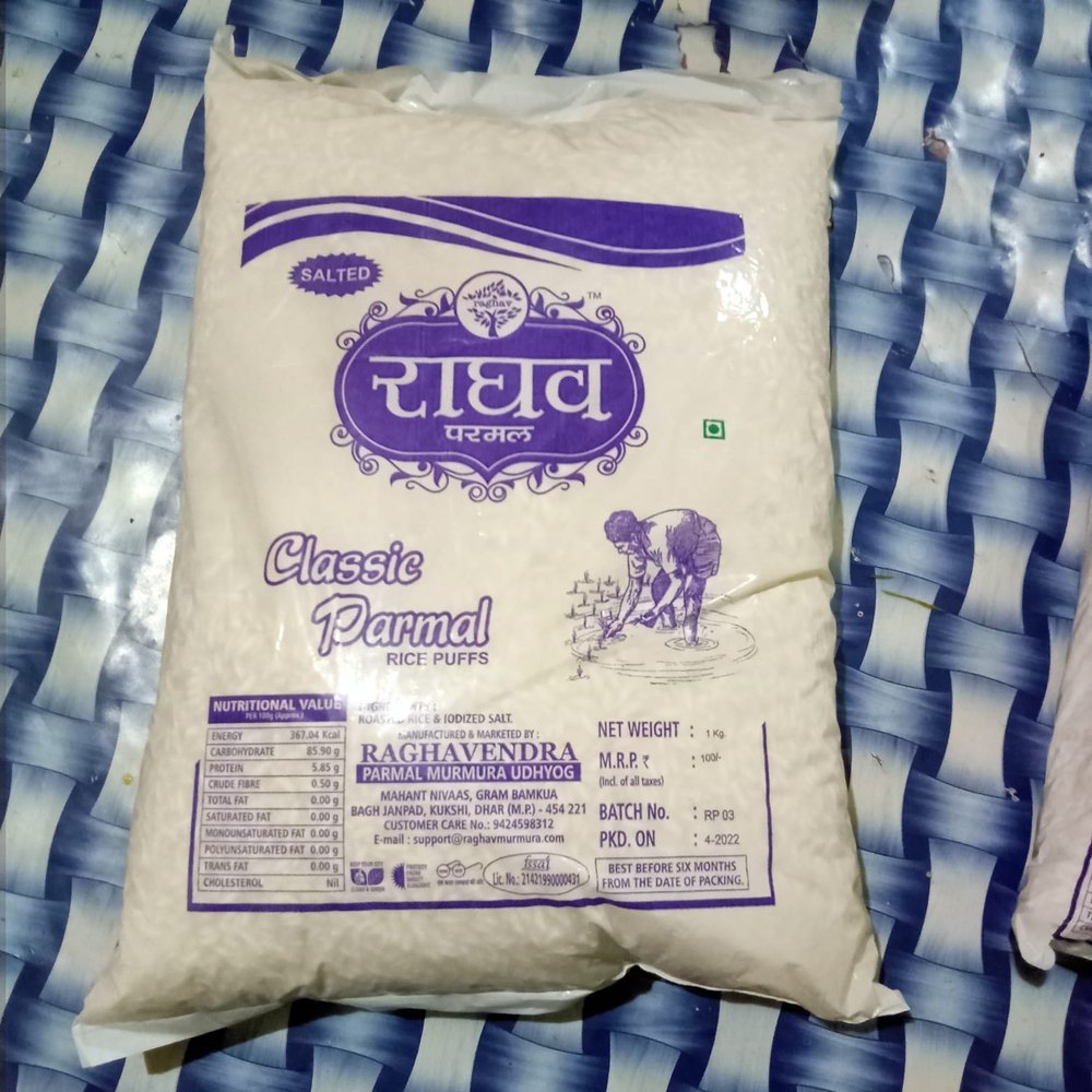 Salted 1Kg Raghav Parmal Puffed Rice Murmura