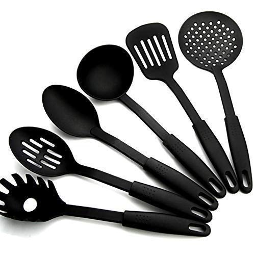 Nylon Heat-Resistant Nonstick Spoon Spatula Turner Scoop Kitchen Cooking Utensil Tools Set