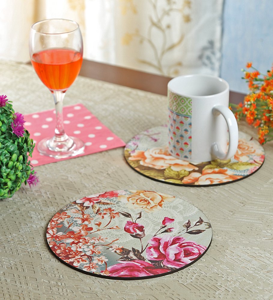 Printed Round Trivets, Packaging Type: Box