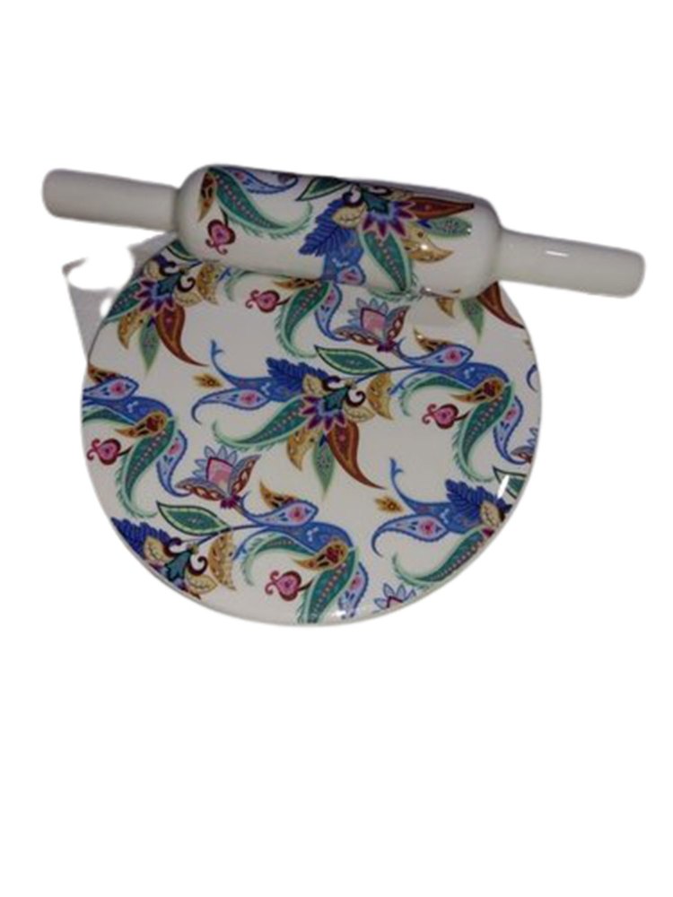 Designer Marble Chakla Belan, For Home, Restaurant And Hotel, Size: 11 Inch (chakla Diameter)