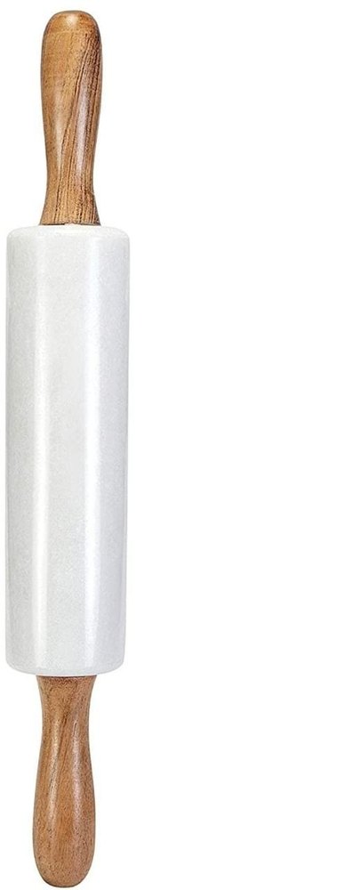 Marble & Wood Rolling Pin, For Kitchen