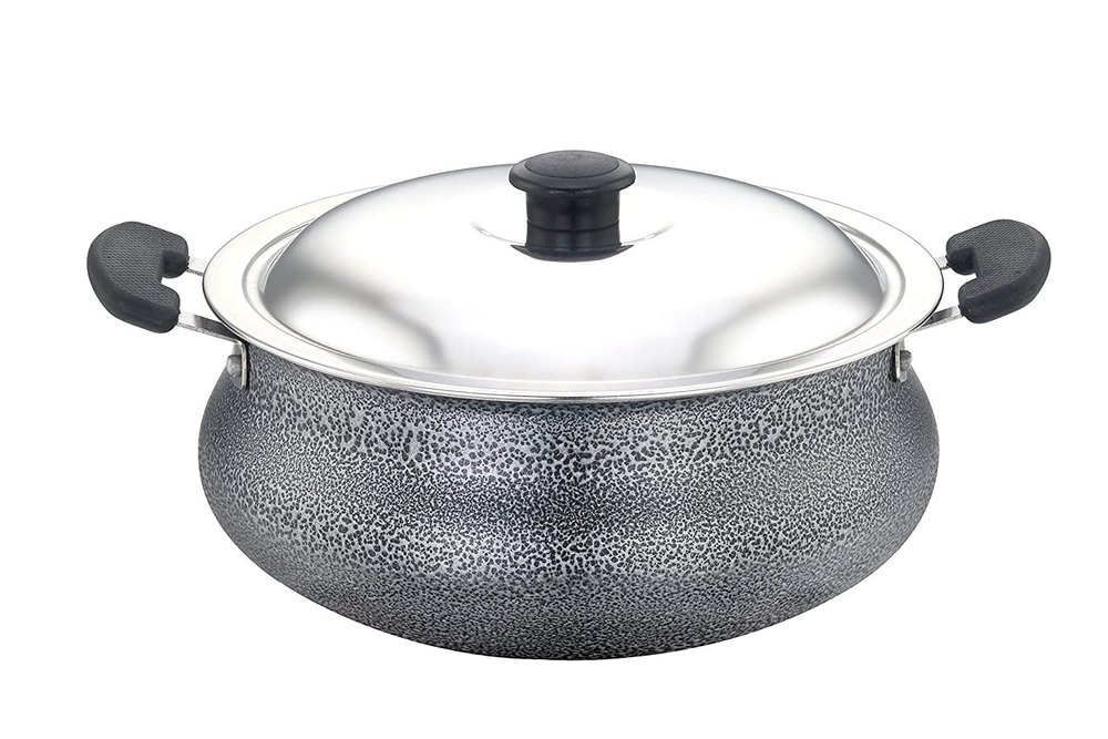Black Nonstick Biriyani Pot - 2 Ltrs, For Home