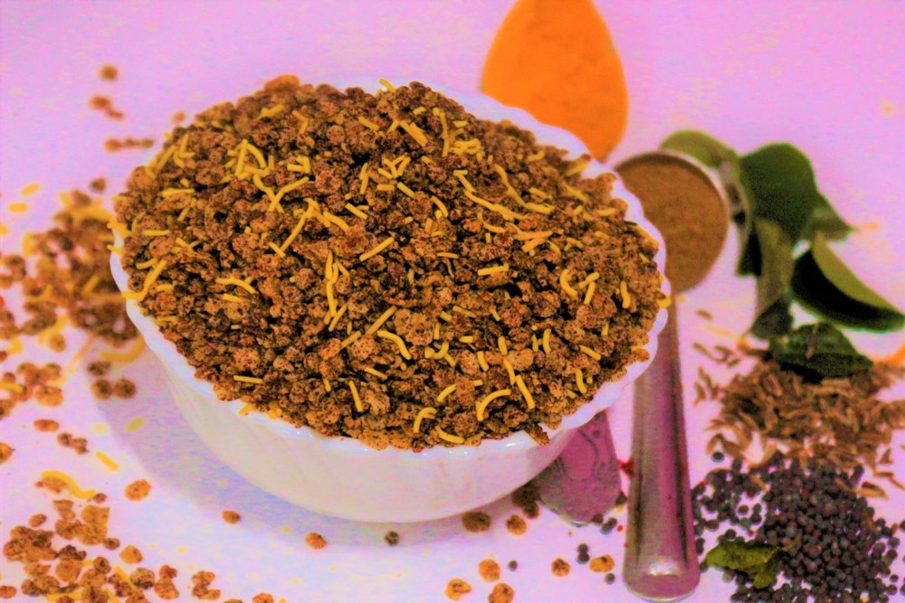 Indian Spices Ragi Flakes Roasted Chiwda/ Millets Roasted Chiwda, Packaging Size: 100 Grams