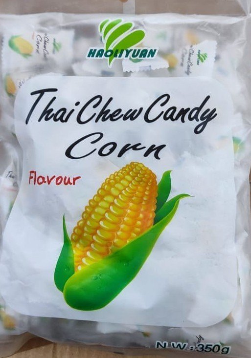 Corn Round Haoliyuan Thai Chew Candy 350g, Packaging Type: Packet, Packaging Size: 350 Gm