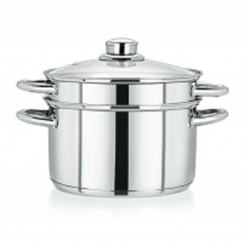 Silver Aluminium Pasta Pot, For Home