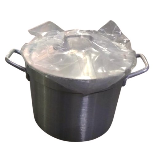 Silver Aluminium Stock Pot, For Home