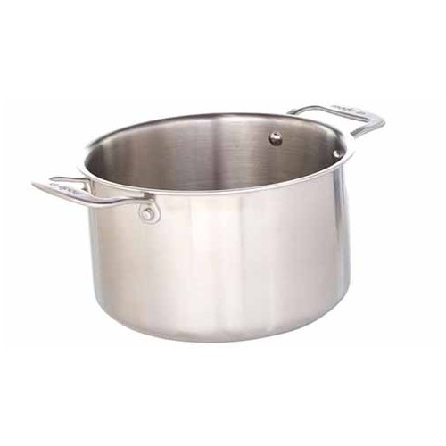 Aluminium Mirror Finish Stock Pot With Handle