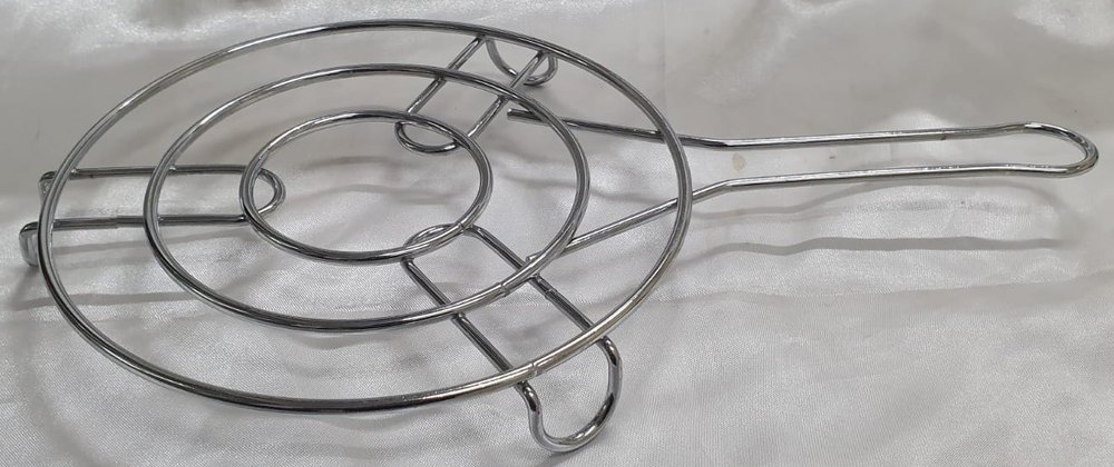 Silver Stainless Steel Pressure Cooker Handle Stand, Size: 8 Inch