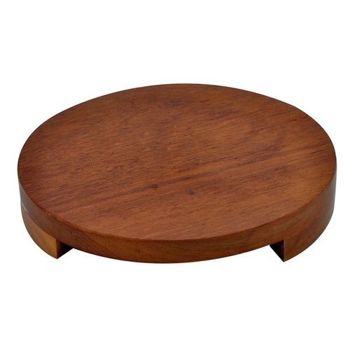 Brown Wooden Chakla, Size: 10-12 Inch (diameter), Packaging Type: Plastic Packet